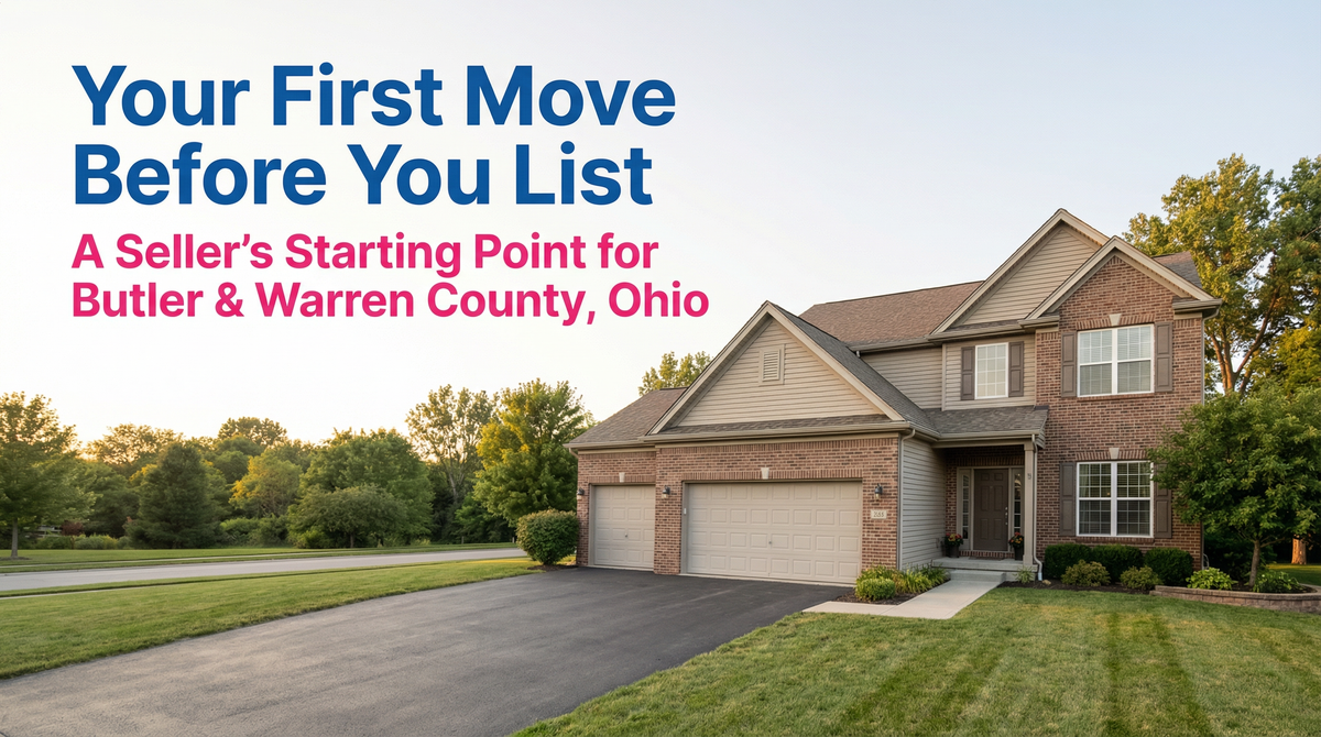 The First Thing to Do When Selling Your Home in Butler or Warren County